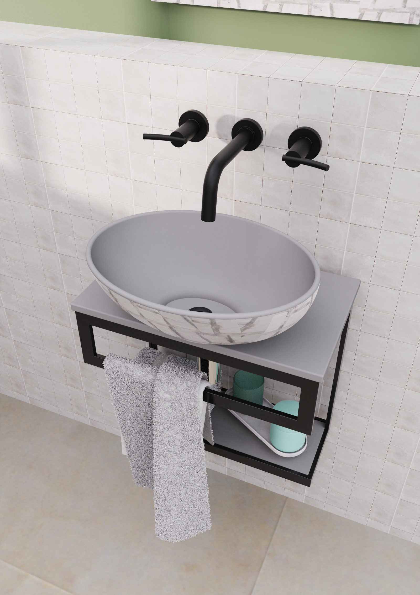 Soporte Gaia con Estante